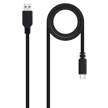 Cable USB 2.0 Nanocable 10.01.2101-L150/ USB Tipo-C Macho